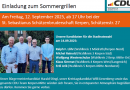 Einladung zum Sommergrillen des CDU-OV Kerpen Mitte