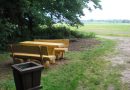 Neue Sitzgruppe an der Steinheide/Kartbahn